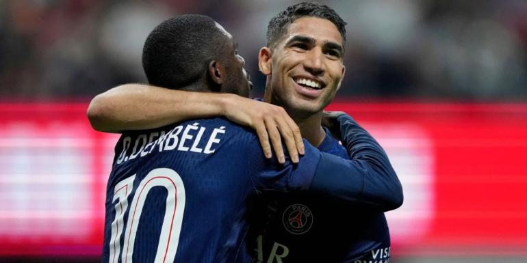 الصراع يتجدد بين حكيمي وديمبيلي حول جائزة أفضل لاعب في 2025